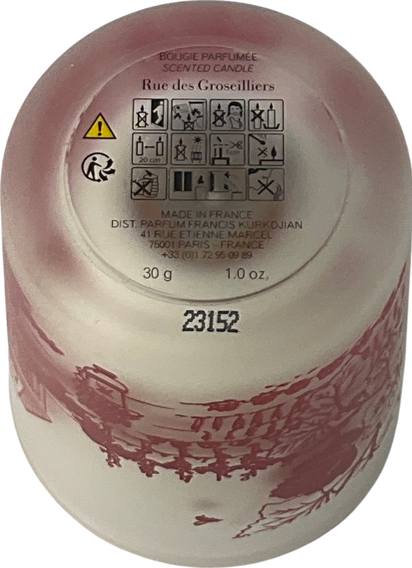 Maison Francis Kurkdjian Red Rue Des Groseillers Mini Candle