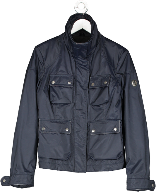 Belstaff Blue Nylon Field Jacket UK XS