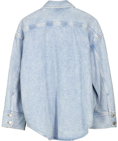 Arket Blue Loose Fit Denim Shirt UK 8