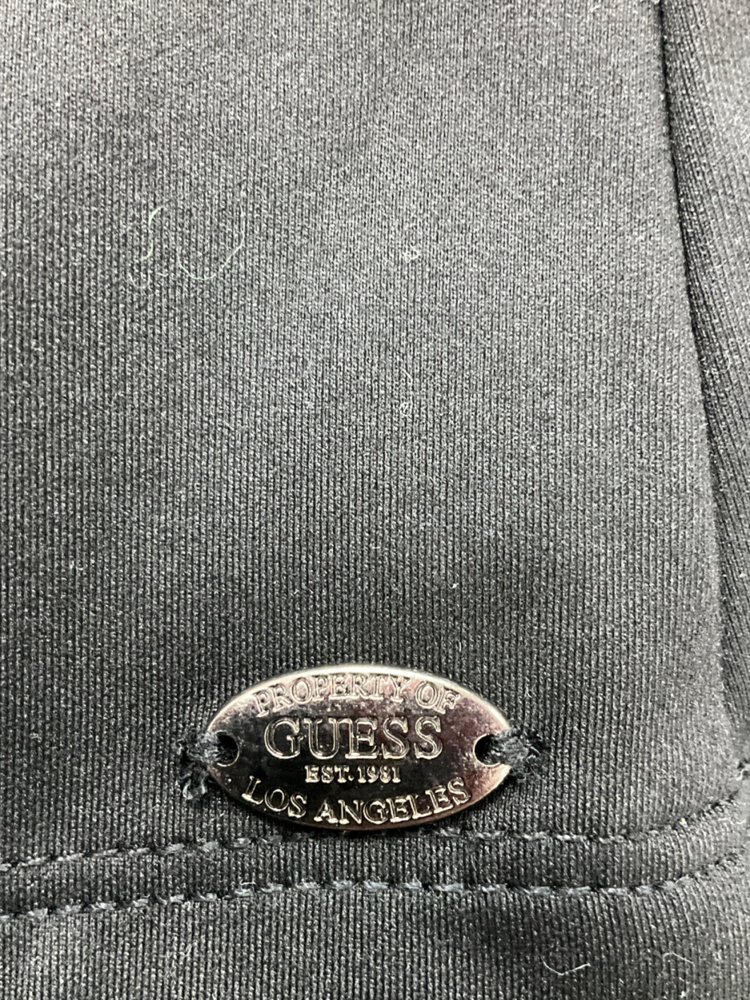 Guess Black Cut Out Back Top UK XS