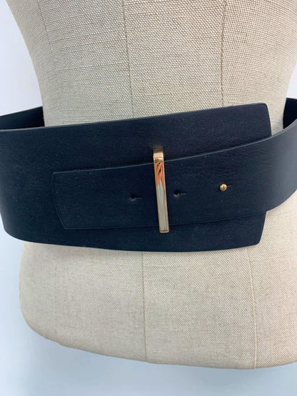 Zara Black Leather Belt 80