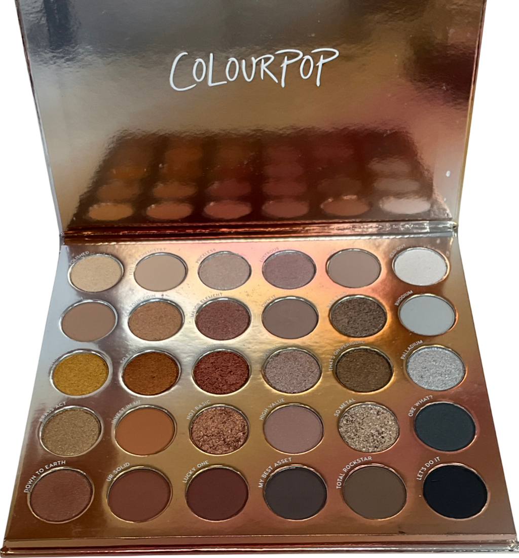 colourpop Precious Metals Sparkly Neutral Palette Precious Metals 33g