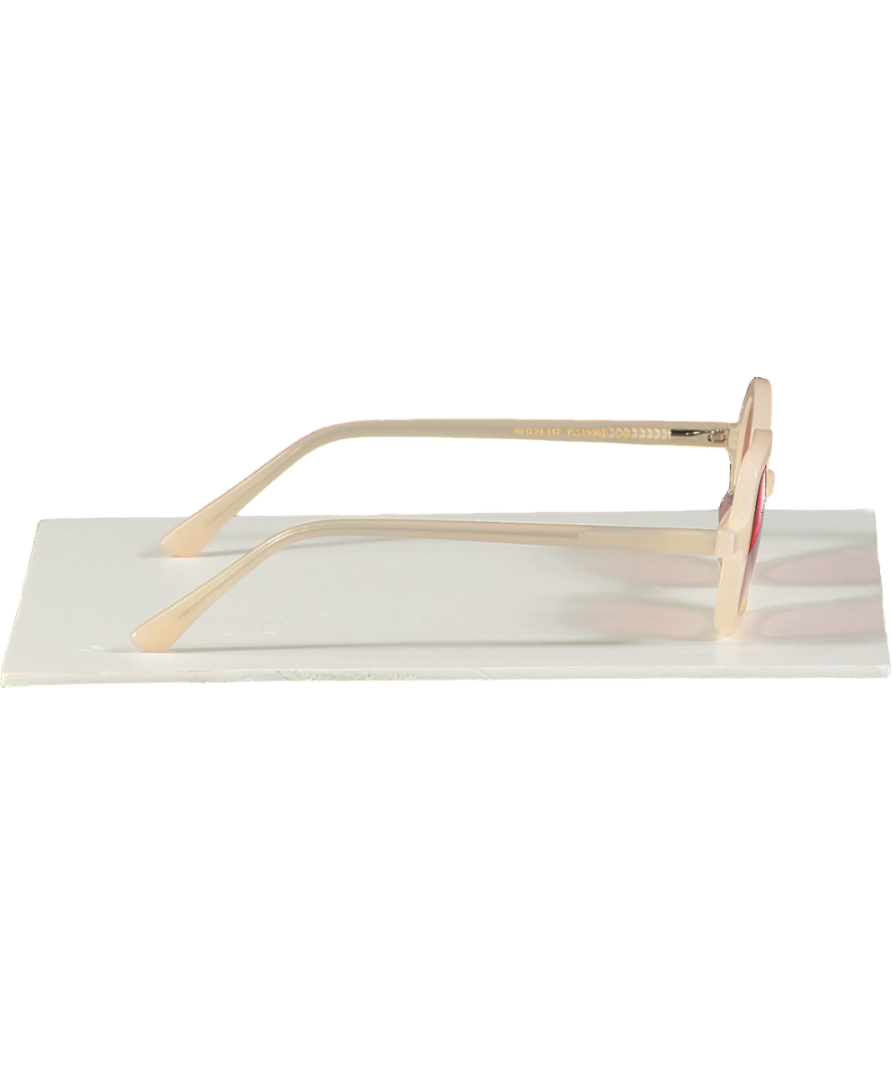 Freda Banana Pink ICF1/02 NUDE Asymmetric Tinted Sunglasses