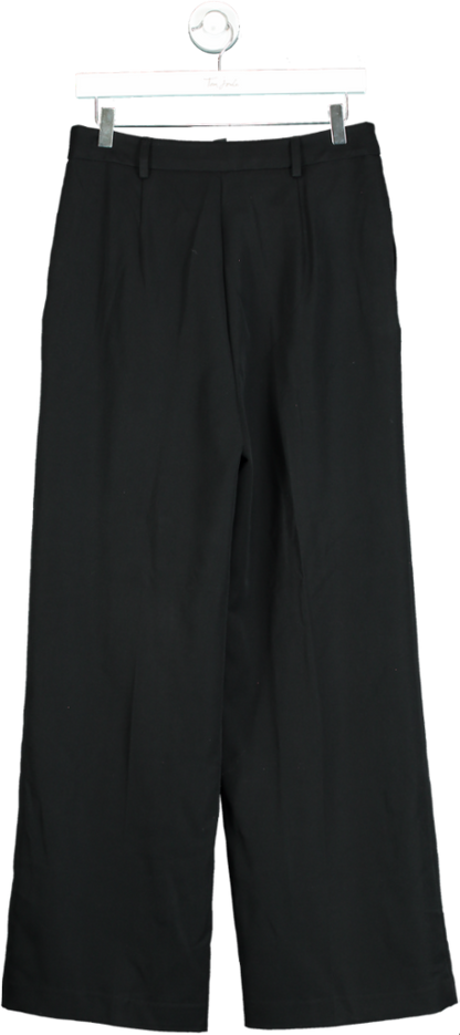 New Look Black Wide Leg Trousers UK 12