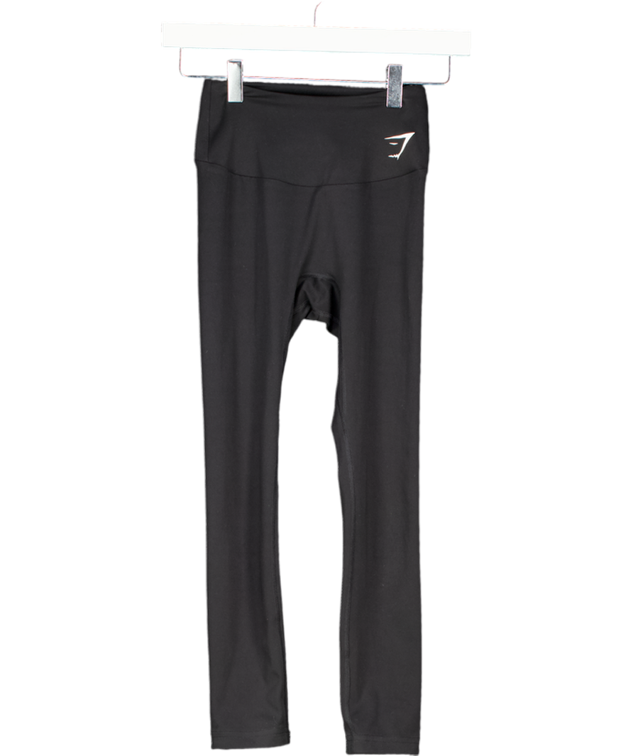 gymshark Black Everyday Logo Leggings UK XS