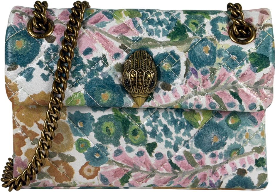 KURT GEIGER Multicoloured Floral Couture Mini Kensington Bag
