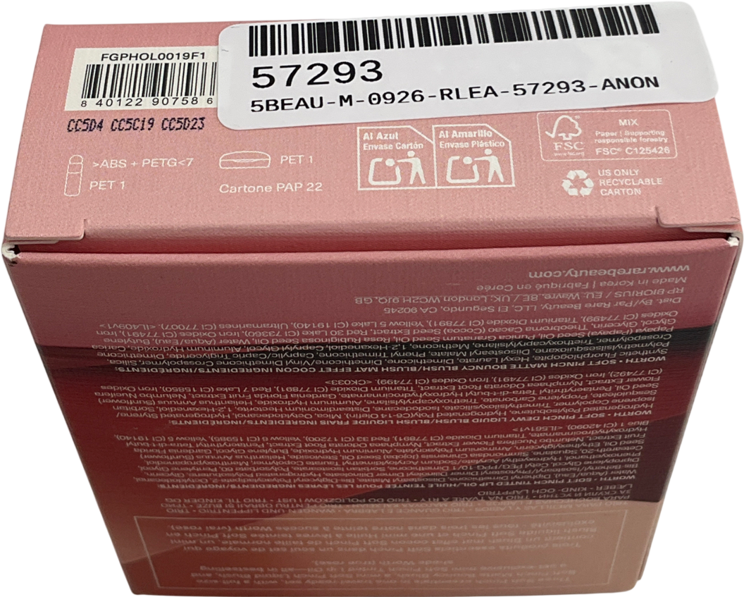 Rare Beauty Soft Pinch Cheek & Lip Trio Set 2ml