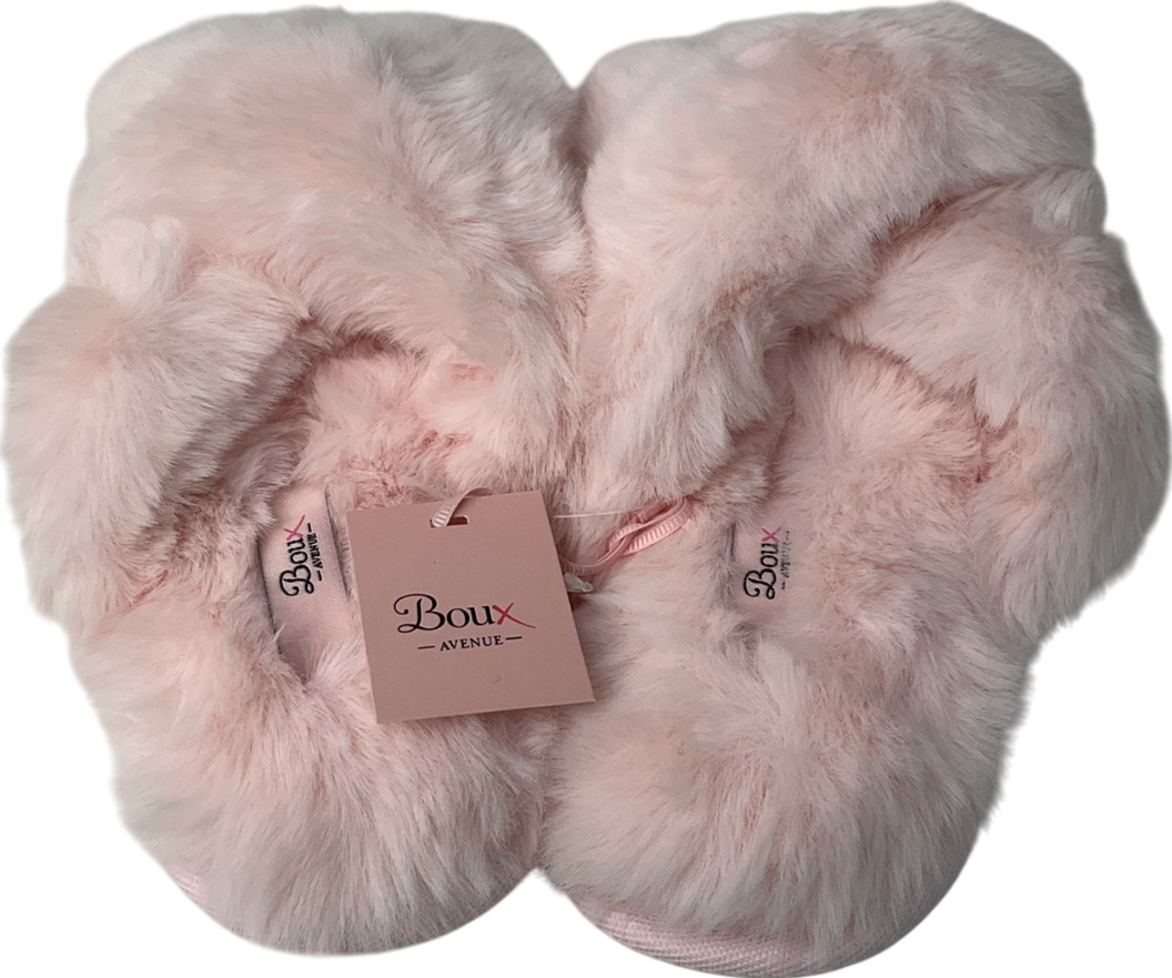 boux avenue Pink Cross Band Slipper UK 5 EU 38 👠
