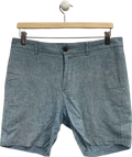 Club Monaco Blue Baxter Fit Shorts W30