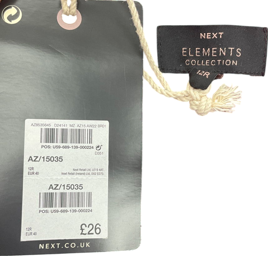 Next Red Elements Collection Super Soft Leggings UK 12