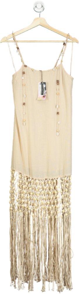 River Island Cream Crochet Dress XS