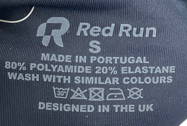 Red run Blue Sculpted Legging UK S