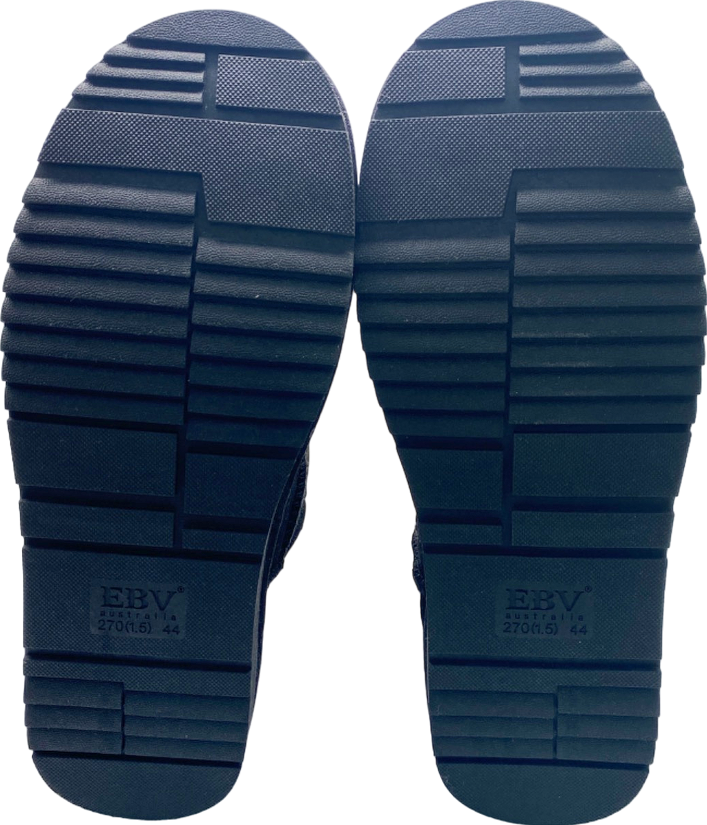 EBV Black Sheepskin Short Boots UK 10