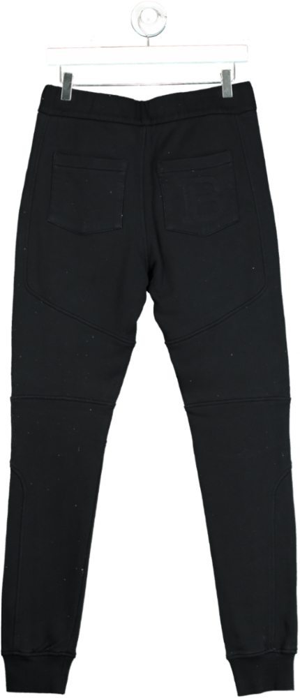 Balmain Black Jogger Trousers UK M