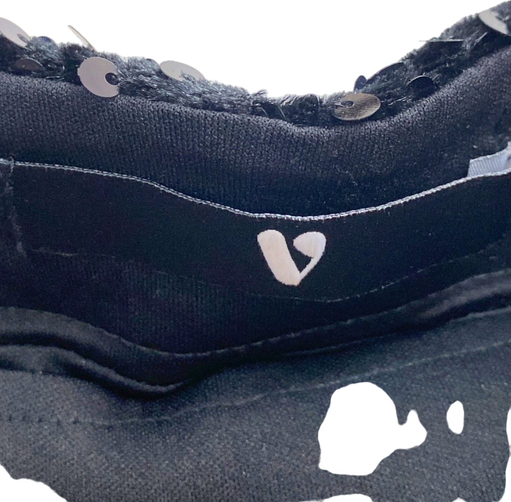 V By Very Black Sequin Leggings UK 18