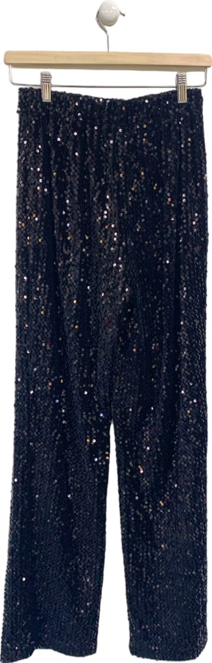 Friends Like These Millie Mackintosh Black Sequin Trouser UK 8