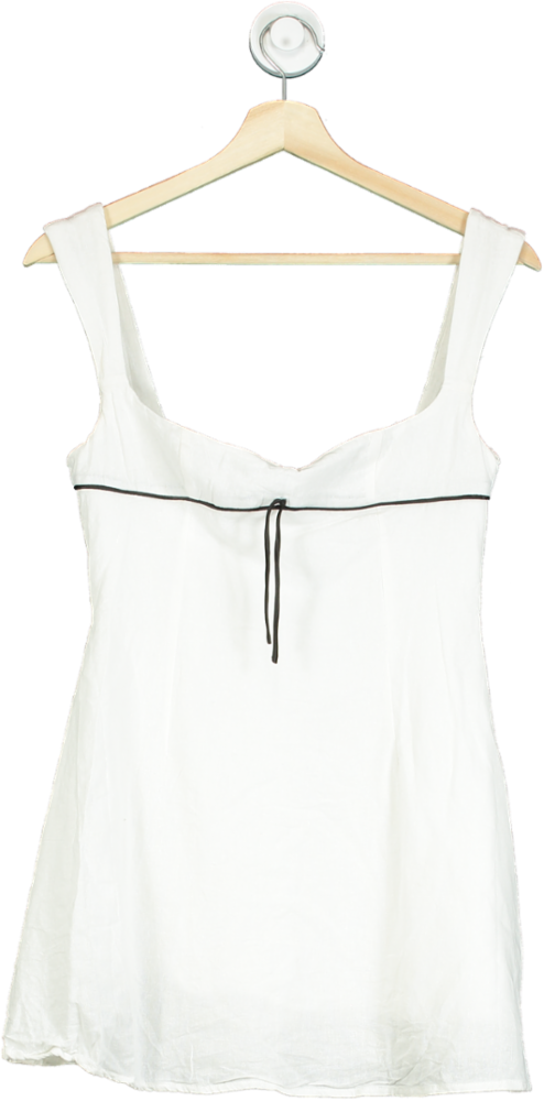 PepperMayo White Sleeveless Dress UK 8