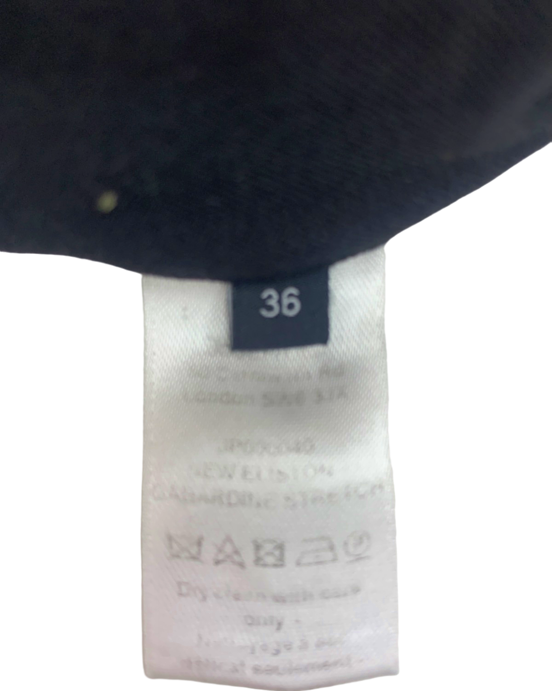 Joseph Black Gabardine Stretch New Eliston Trousers FR36 UK 8