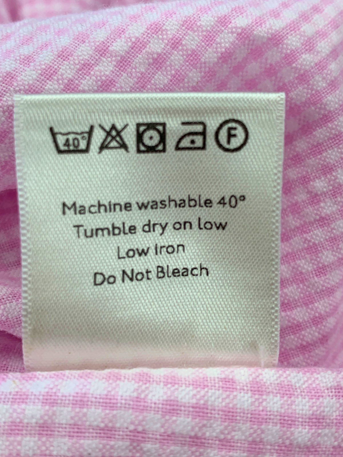 Spirit & Grace Pink Gingham Strappy Smocked Midi Dress UK 6