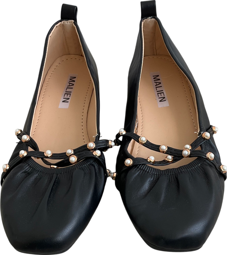 Malien Black Pearl Detail Pumps UK 4 EU 37 👠