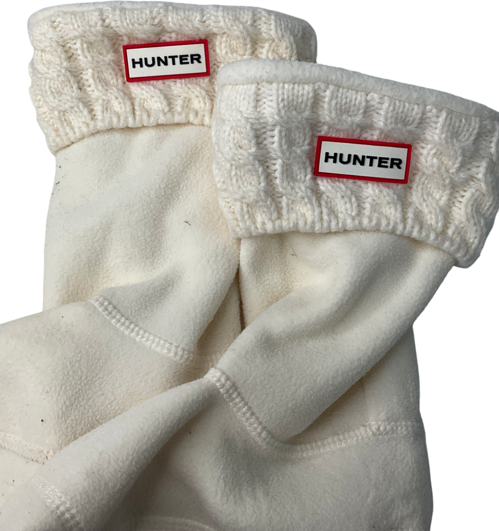Hunter Cream Willie Boot Liners UK L