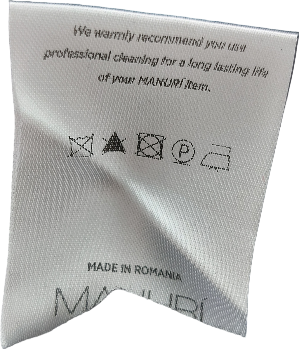 Manuri Black Kaia Mini Skirt UK XS