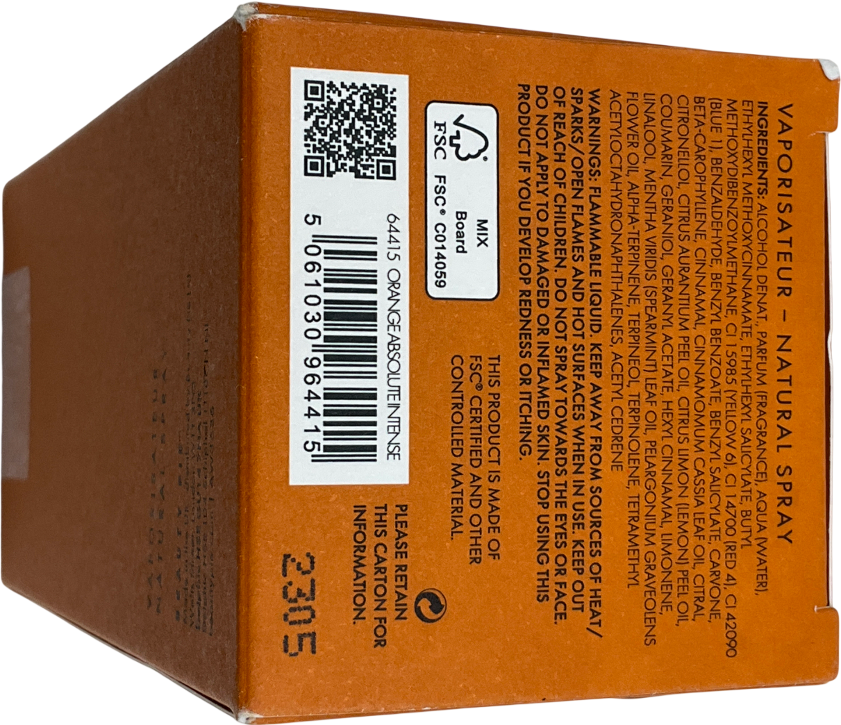 Beauty Pie Orange Absolute Intense New In Eau De Parfum 50ml