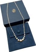 GINGIBERI Yellow Vespera 14k Solid Gold And Fine Aurora Pearl Necklace