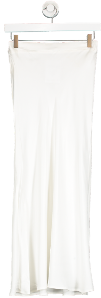 Karen Millen White Viscose Maxi Skirt UK 6