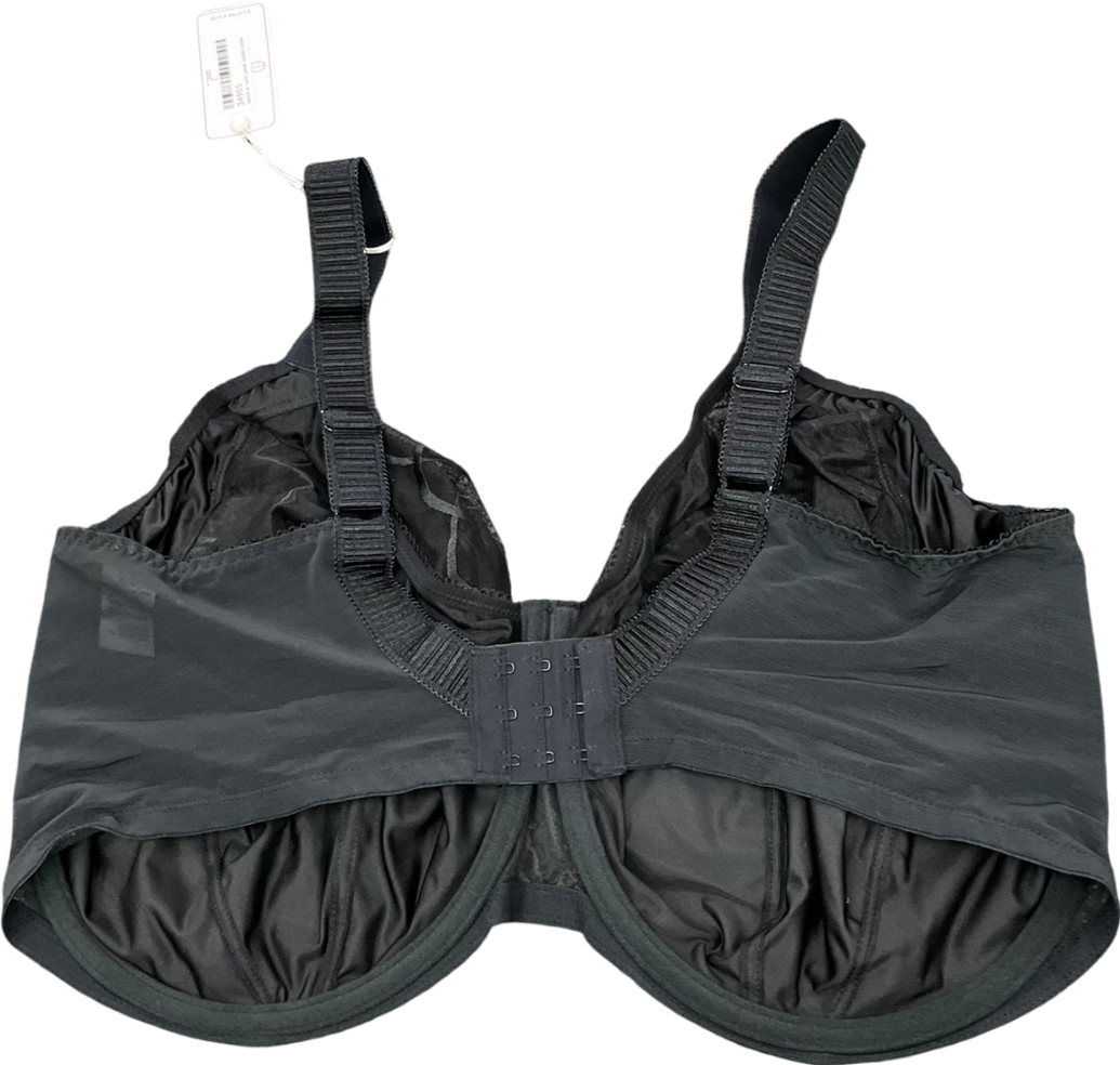 Elomi Lingerie Black Cate Full Cup Bra - 44l UK XXXL