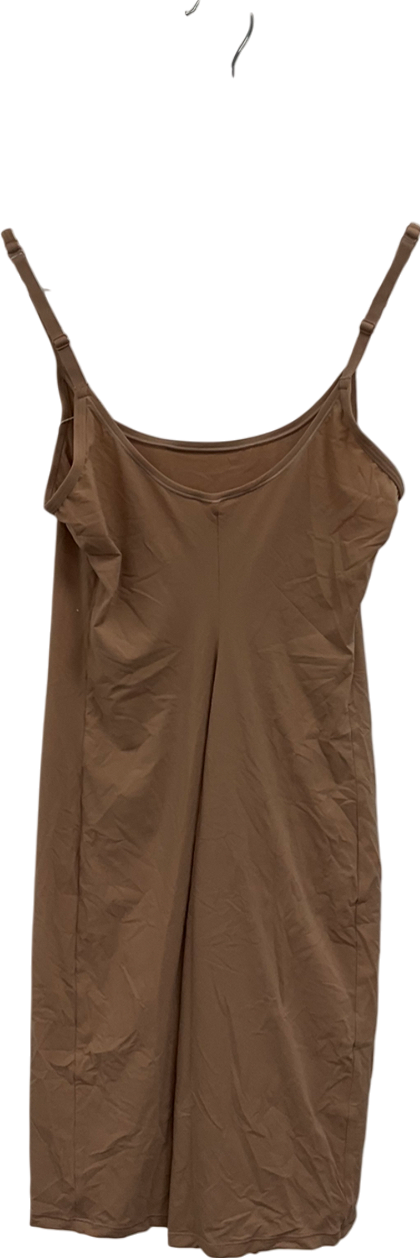 SKIMS Beige Fit Everybody Slip Dress - Sienna UK M