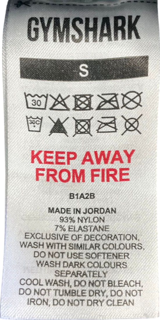 gymshark Black Adapt Fleck Seamless Leggings UK S