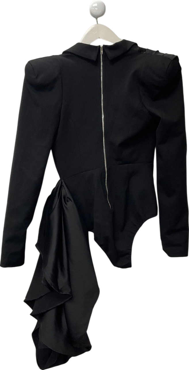 Fashion Nova Black I Have Arrived Jumpsuit UK S