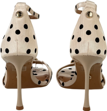 Carvela Cream Incanto Polka Dot Heel UK 7 EU 40