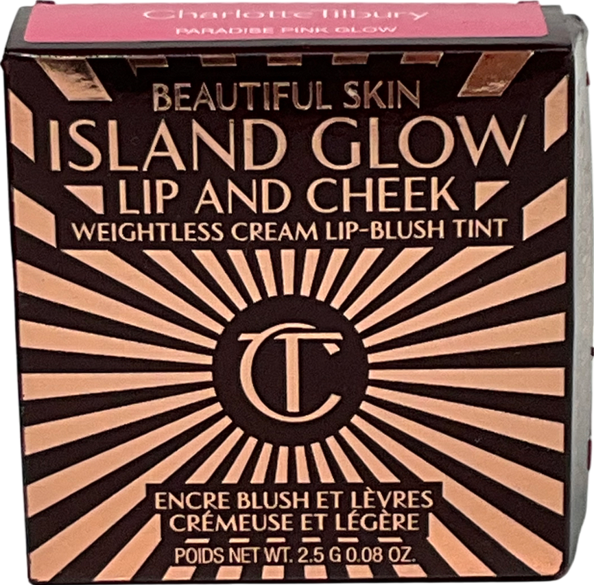 Charlotte Tilbury Beautiful Skin Island Glow Lip And Cheek Paradise Pink Glow 2.5g
