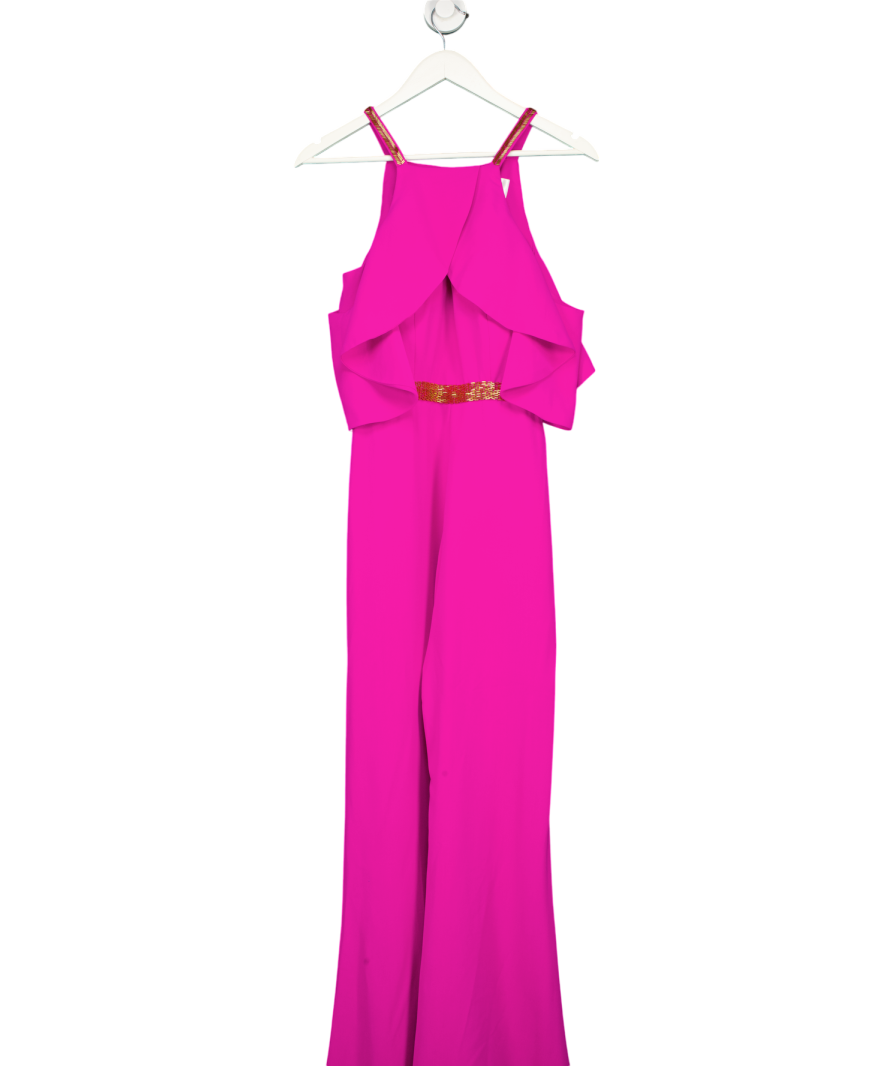 Forever Unique Pink Colette Jumpsuit UK 8