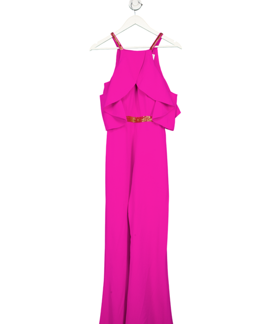 Forever Unique Pink Colette Jumpsuit UK 8