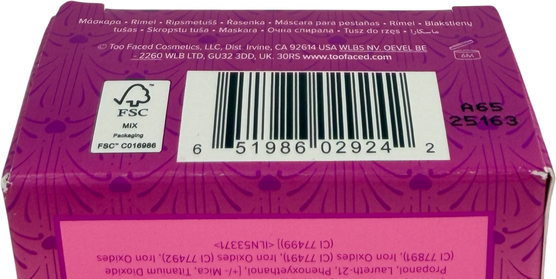 Too Faced Storybook Lashes Travel Size Mascara Duo 4.8g