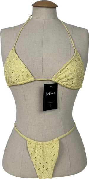 Oh Polly Yellow Recife Bikini Set UK XS/S