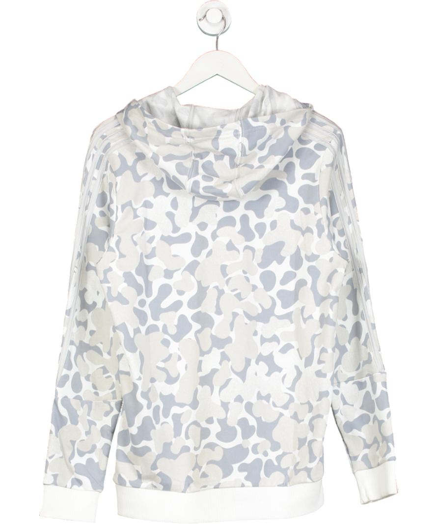 adidas Blue Camo Hoodie UK XL
