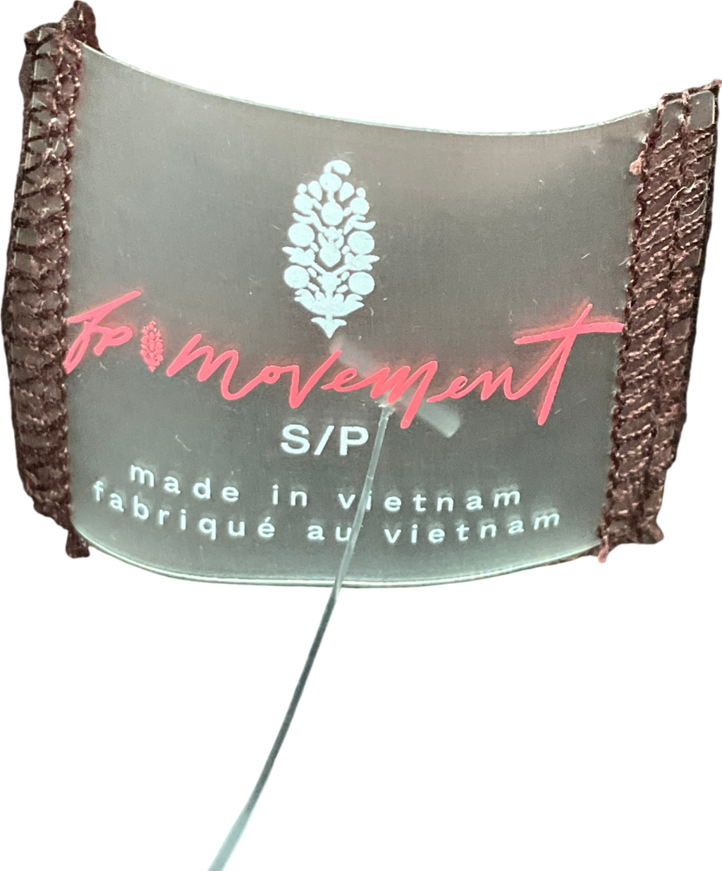 Free People Brown Hit The Slopes Fleece Jacket UK S