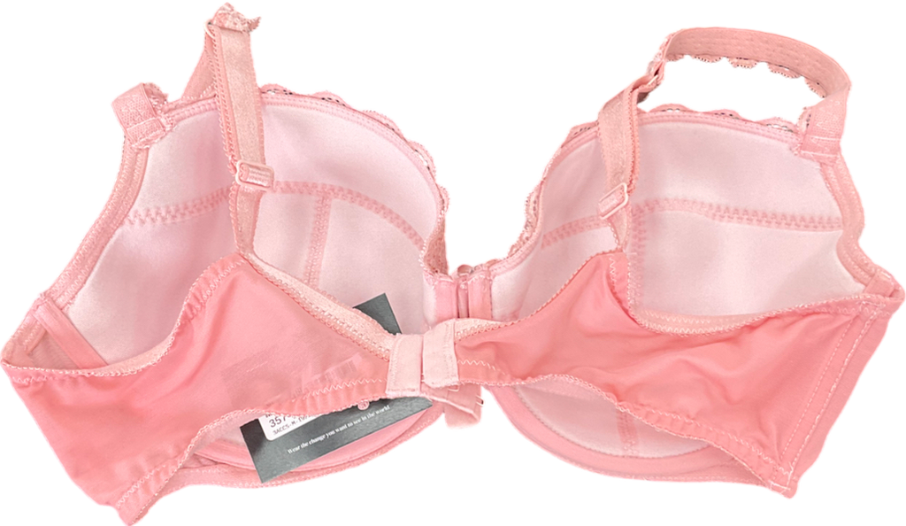 Pour Moi Pink Fleur Non Padded Balconette Set UK 36F