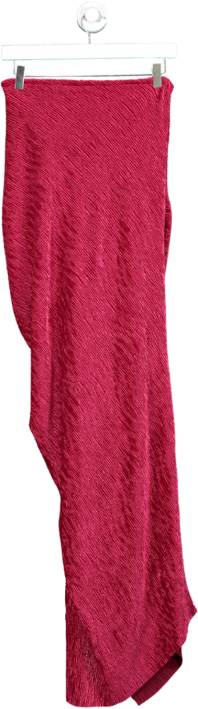 JLUX Red Luxe Pleated Skirt M