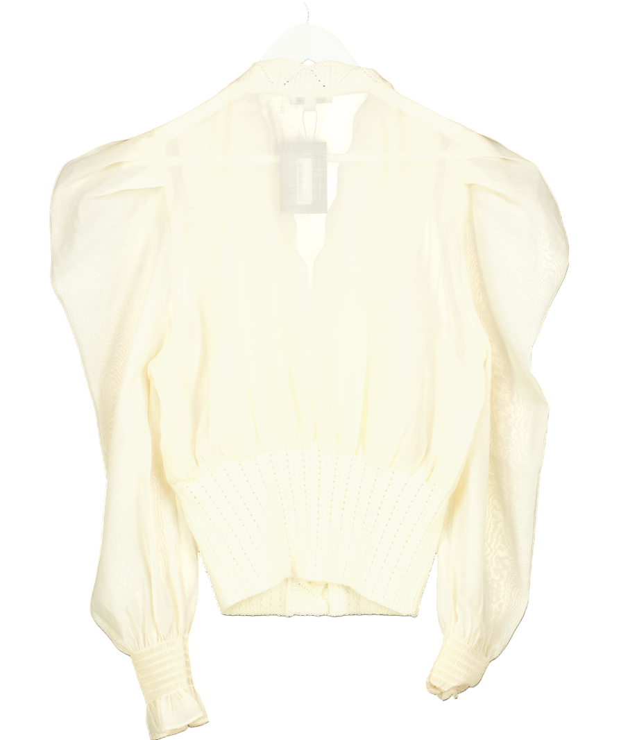 Jovonna London Cream Fen Cardigan UK S