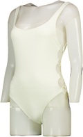 SOLID & STRIPED The Jennifer One Piece Cream Ring Detail Swimsuit UK S