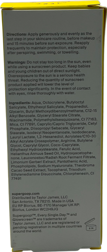 Supergoop Glow Screen Sunscreen 50ml