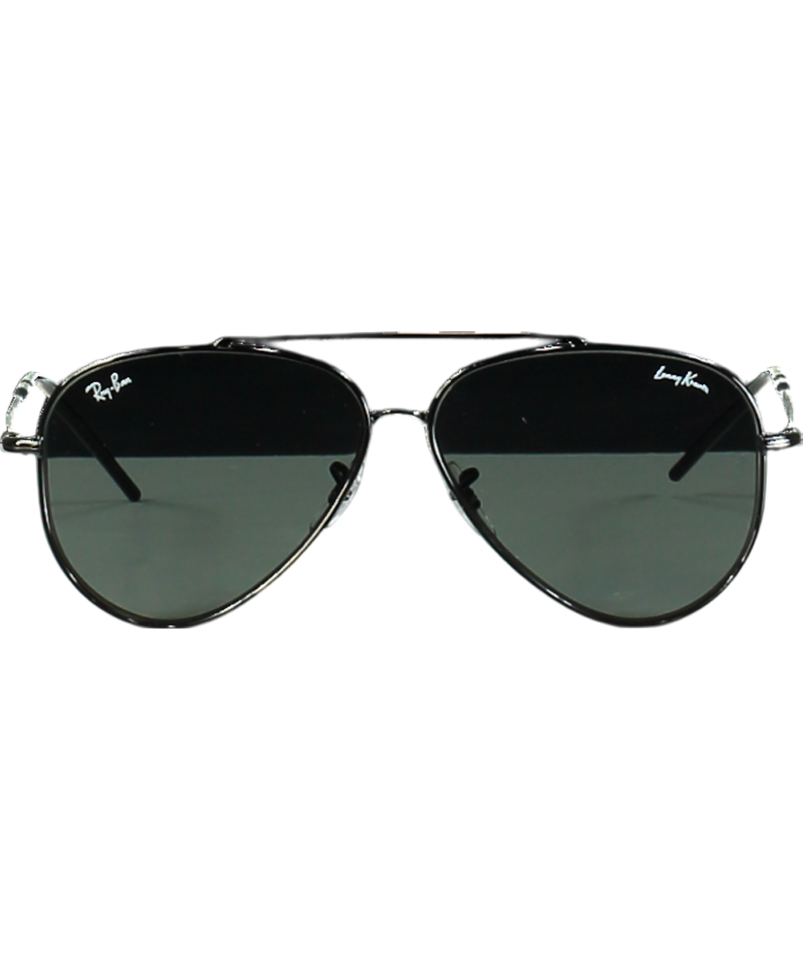 Ray-Ban Black X Lenny Kravitz Aviator Reverse One Size