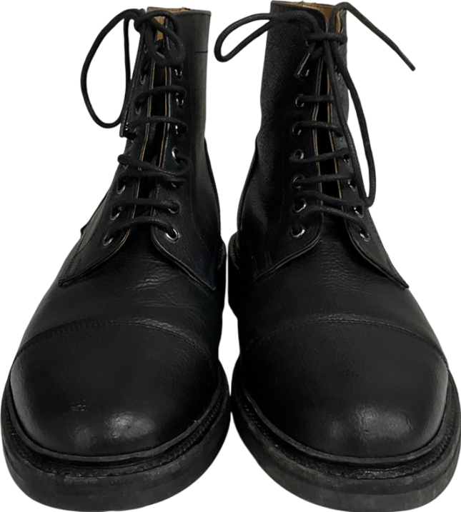 Ecco Black Men's Leather Lace-up Boot UK 9 EU 43 👞