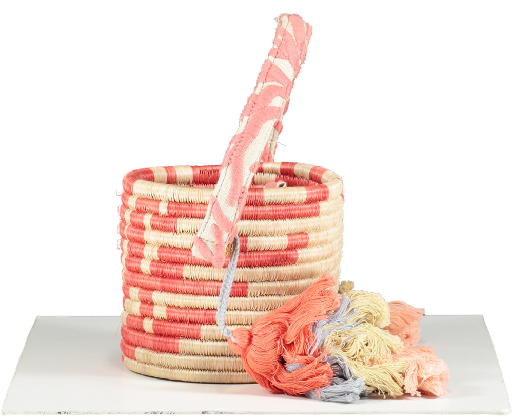 Maison Alma Orange X Pierre Fray Jungla Wrapped Bucket Bag