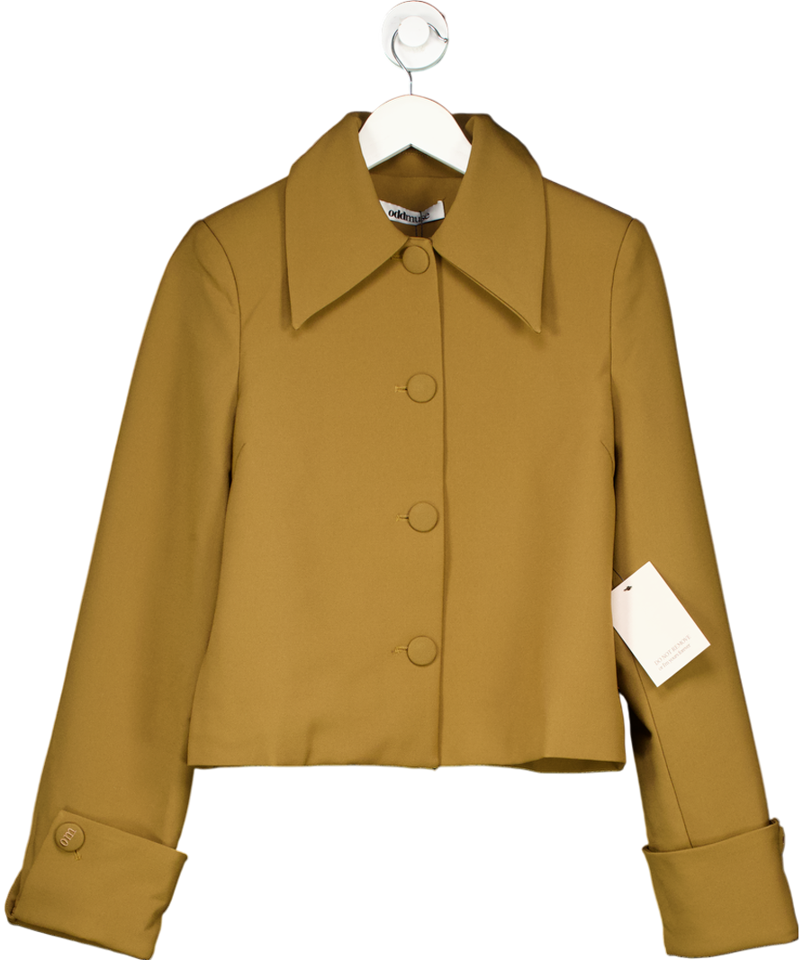 OddMuse Green Ultimate Muse Cropped Jacket UK S